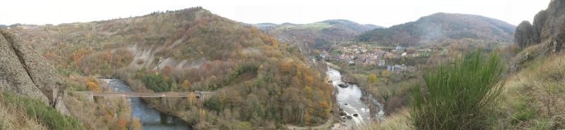 vue panoramique en Haut-Allier vue panoramique en Haut-Allier