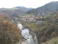 vue panoramique de Monistrol d’allier